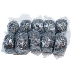 NICOLS EPONGE BOULE INOX 60G X10       500909 NICOLS - 507770