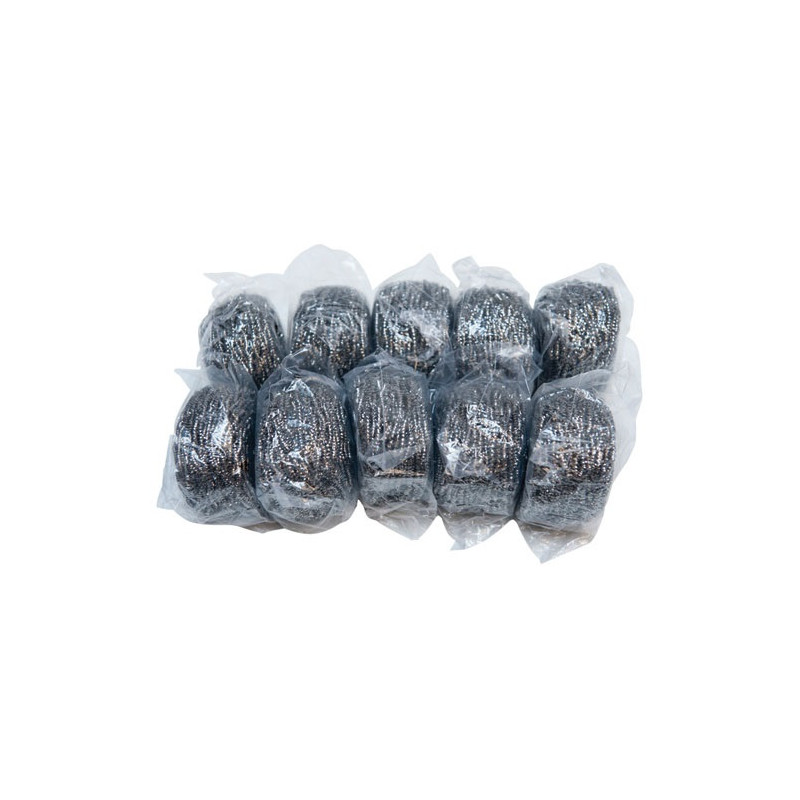 EPONGE BOULE INOX 60G X10       500909 NICOLS - 507770