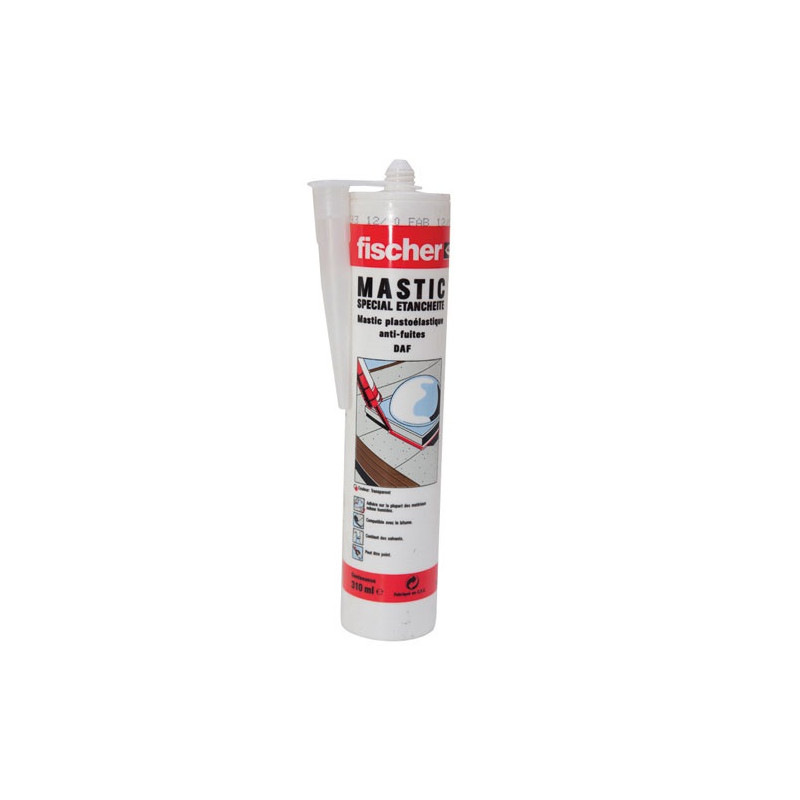 MASTIC ETANCHEITE DAF TRANSPARENT 310M FISCHER - 53477