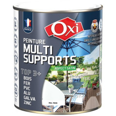 OXI PEINT.TOP 3 BOIS FER PVC SAT.2.5L GRIS OXI - TOP2.5GC