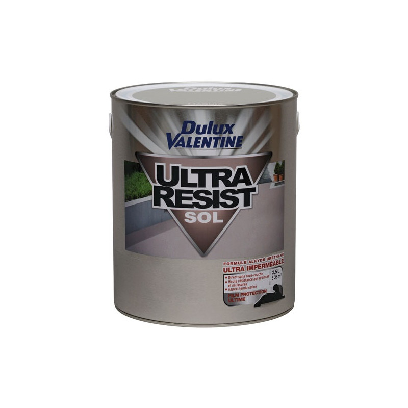 DULUX VALENTINE VAL.SOLS ULTRA RESIST.2.5L BLANC DULUX VALENTINE - 5096980