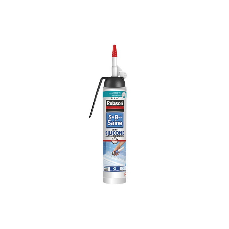 RUBSON MASTIC S/PIST.SANIT 200ML BLANC RUBSON - 2683038