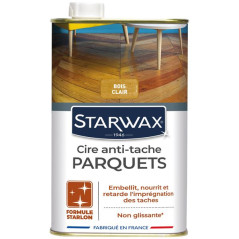 STARWAX STARLON CIRE ANTI TACHE 1L BOIS CLAIR STARWAX - 29