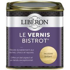 LIBERON VERNIS BISTROT 0.5L BRILLANT INCOLORE LIBERON - 231498