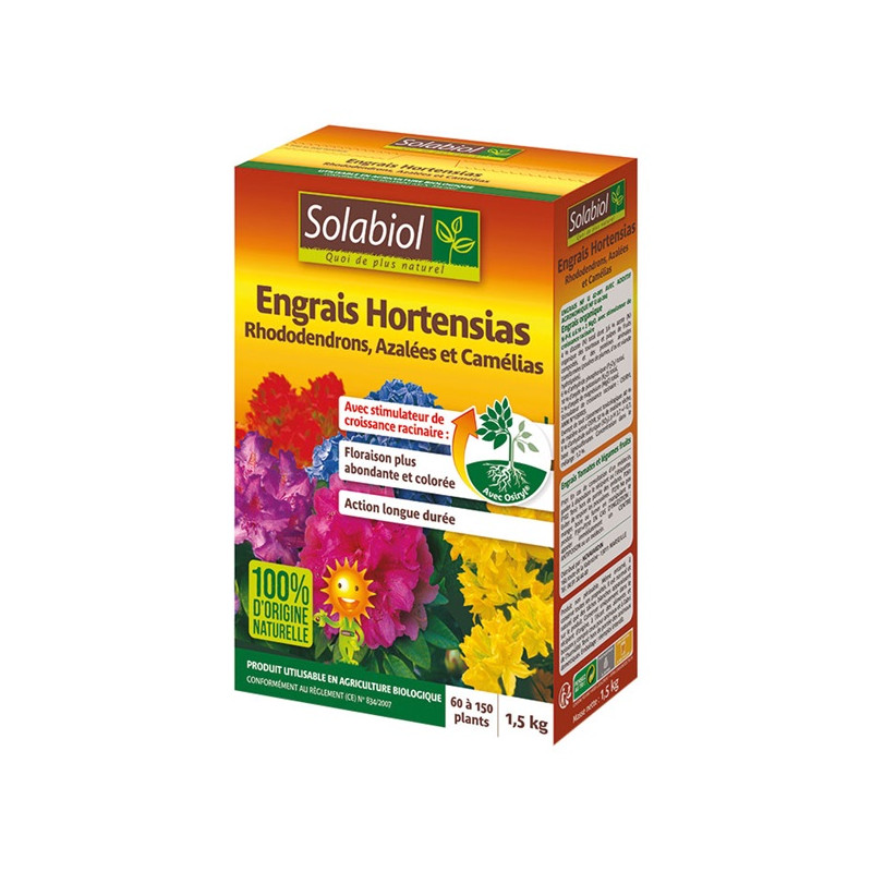 ENGRAIS HORTENSIAS RHODO 1.5KG /NC SOLABIOL - SORHOY15