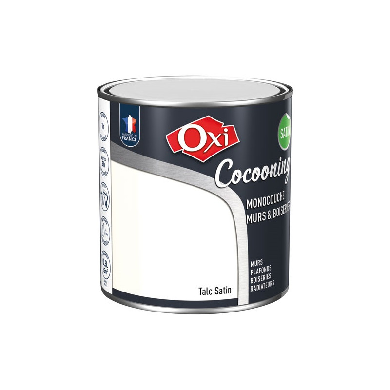 OXI MURS BOIS SATIN TALC 0.5L OXI - OXMBOI.5TA