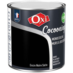 OXI MURS BOIS SATIN ENCRE NOIRE 0.5L OXI - OXMBOI.5EN