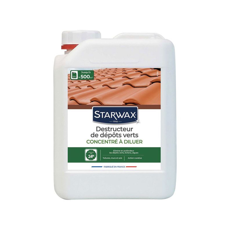 DESTRUCTEUR DE DEPOTS VERTS 2.5L STARWAX - 1155