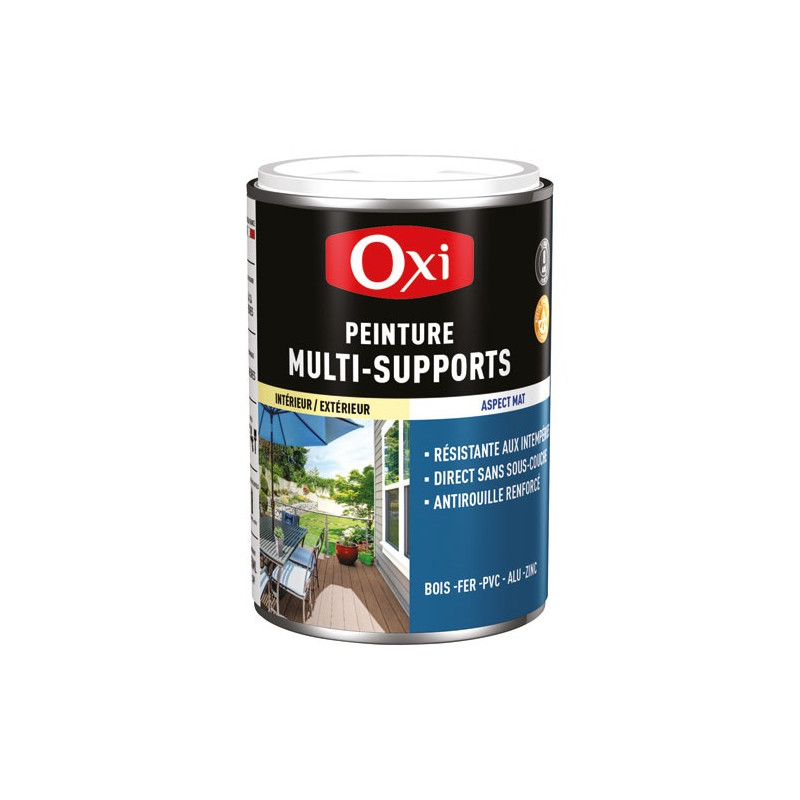 OXI PEINT.TOP 3 BOIS FER PVC MAT 250ML BLC OXI - OXTOPM.250BL