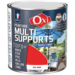 OXI PEINT.TOP 3 BOIS FER PVC MAT 500ML RGE OXI - OXTOPM.5RV