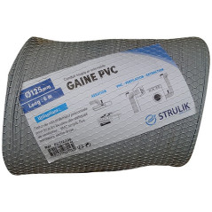 STRULIK GAINE SOUPLE PVC GRIS D.125MM 6ML FIL STRULIK - 60012506