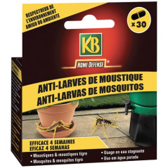 KB HOME DEFENSE LARVICIDE ANTI-MOUSTIQUES (2X15) /NC KB HOME DEFENSE - HDLARV