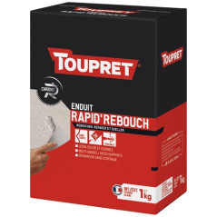 TOUPRET ENDUIT REBOUCH. RAPID POUDRE 1KG TOUPRET - BCHREB01