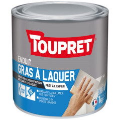 TOUPRET ENDUIT GRAS A LAQUER INT.EXT PATE 1KG TOUPRET - BCLAQ01