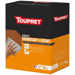 TOUPRET ENDUIT GARNISSANT LISSANT POUDRE 5KG TOUPRET - BCHGAR05