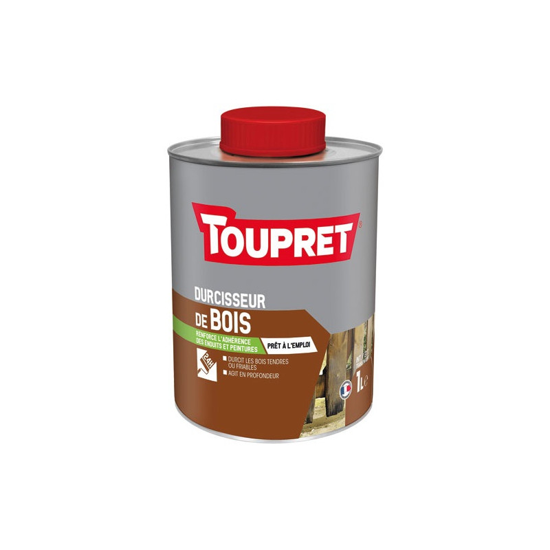 TOUPRET DURCISSEUR DE BOIS INT.EXT. LIQUIDE 1L TOUPRET - BCDURBO01