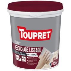 TOUPRET ENDUIT REBOUCHAGE EXT. PATE 1.5KG TOUPRET - BCMULPEX1.5