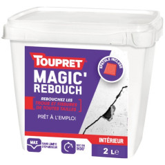 TOUPRET ENDUIT REBOUCHAGE RAPID INT. 2KG+SPATU TOUPRET - MGRET02