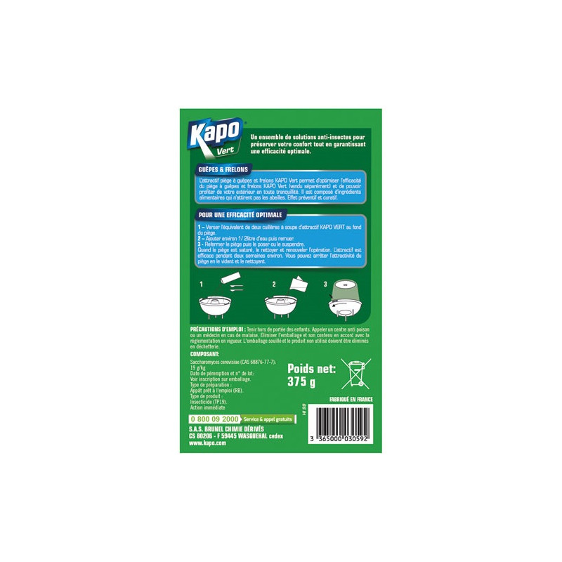 KPRO ATTRACTIF GUEPES ET FRELONS 375GR KPRO - 3059