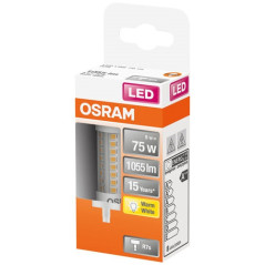 OSRAM LED CRAYON 78MM 8W R7S CHAUD OSRAM - 4058075432611