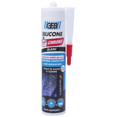 GEB MASTIC SILICONE 60MN CHRONO BLC 280ML GEB - 890780