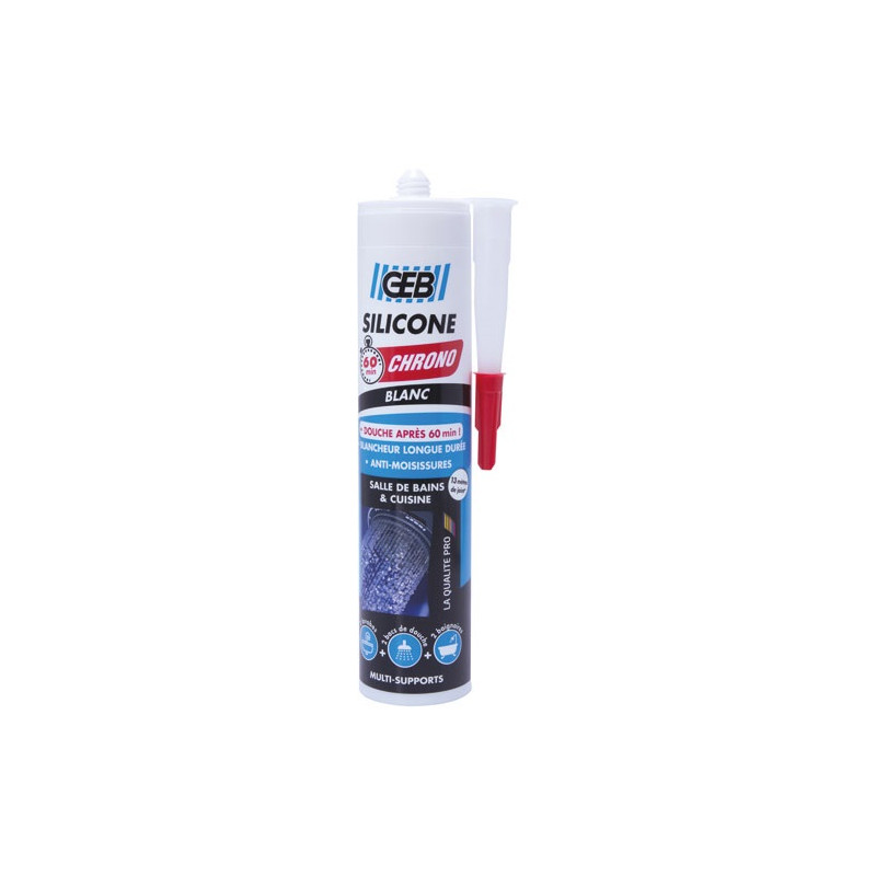 GEB MASTIC SILICONE 60MN CHRONO BLC 280ML GEB - 890780