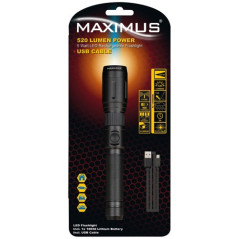 MAXIMUS LAMPE TORCHE RECHARG.MAXIMUS 520LM 5W MAXIMUS - M-FL-016