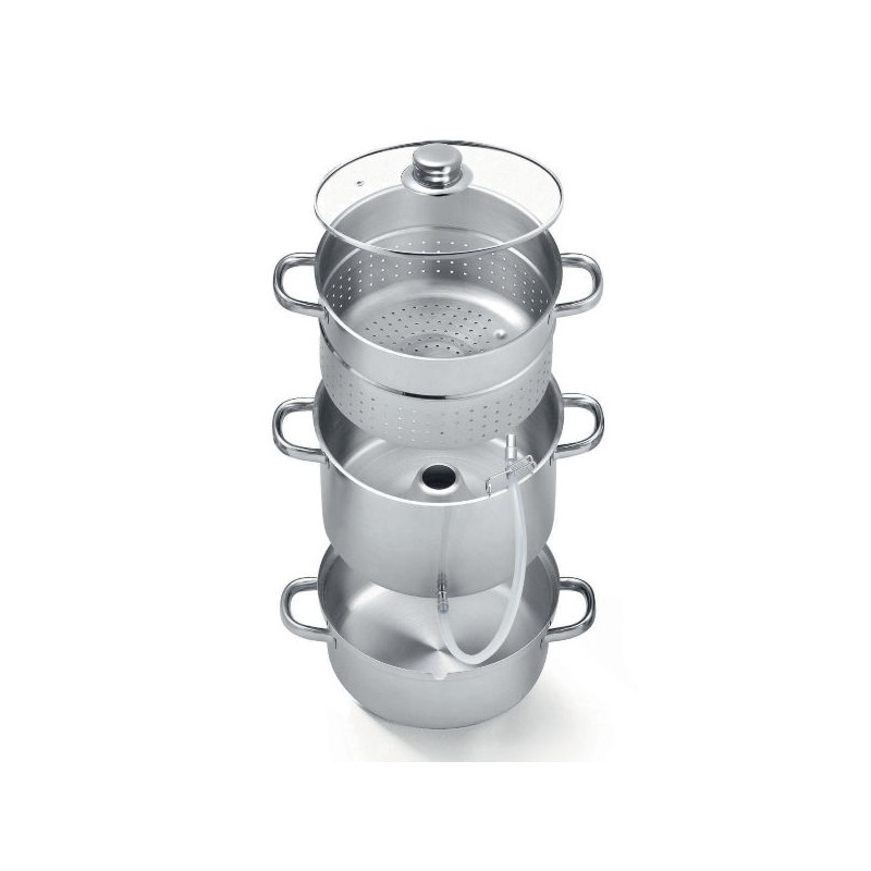 EXTRACTEUR DE JUS 26CM+CV*INOX NATURE ET SAVEURS - 342635