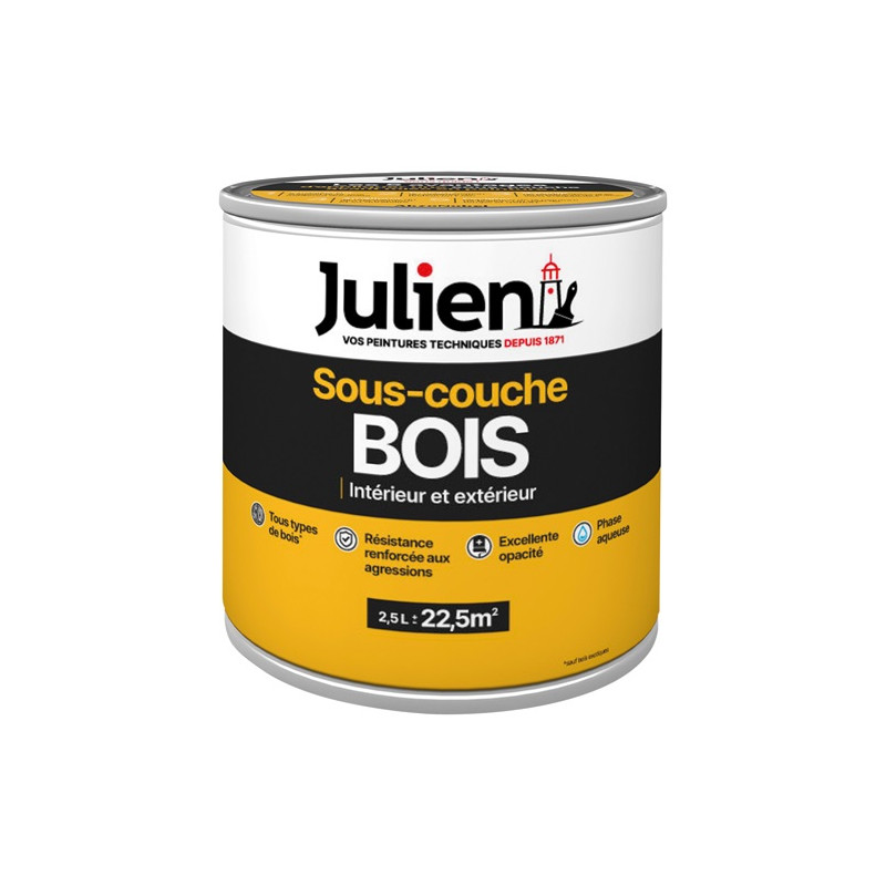 JULIEN JULIEN S/COUCHE BOIS INT/EXT.2.5L BLC JULIEN - 5609065