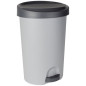 POUBELLE A PEDALE STEPY 45L GRIS/ANTHR EDA - 10631 G.BT/G.AN