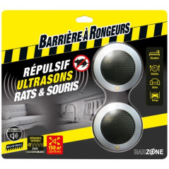 BARRIERE A RONGEURS REPULSIF ULTRA SON RATS-SOURIS X2 /NC BARRIERE A RONGEURS - BARSONIC2