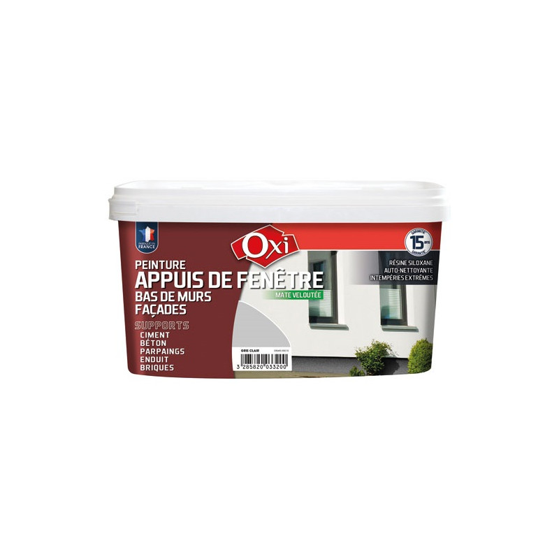 OXI PEINTURE APPUIS FENETRE 2.5L GRIS CL. OXI - OXSAF2.5GC15