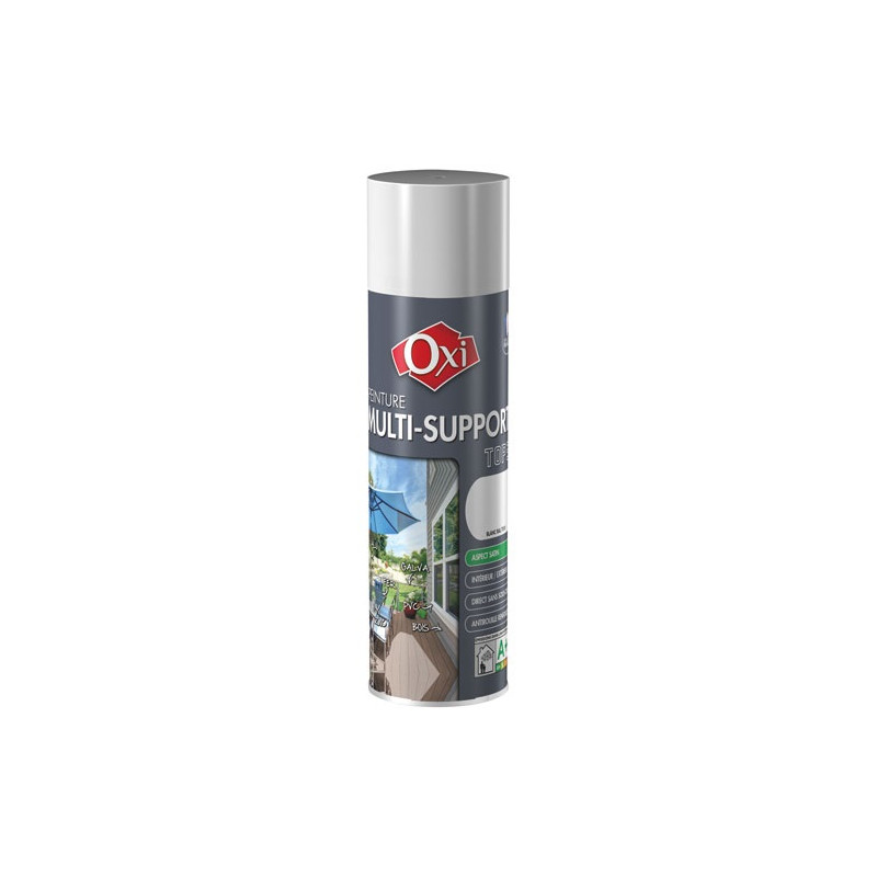 OXI PEINT.TOP 3 MULTI SUPP.SAT.400ML GRIS OXI - OXTOPS.400GR