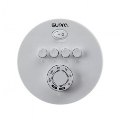 Supra FR9010330B-Ventilateur colonne - 45W - mécanique - blanc SUPRA - BOREA