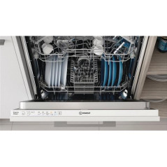 Indesit LV tout intégrable, 60 cm, 46dB, 9,5L, Classe E, 14 couverts, 5 progr., INDESIT - D2IHL326