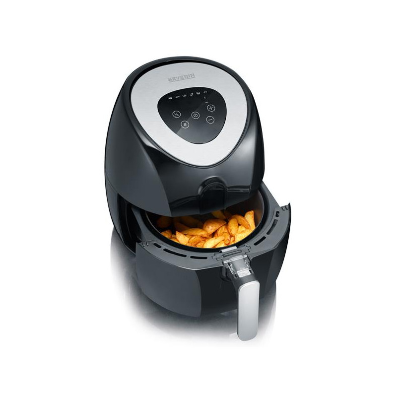 Severin FRITEUSE  AIR FRYER SANS HUILE 1500W 3,2L 6PROG NOIR SEVERIN - 2430