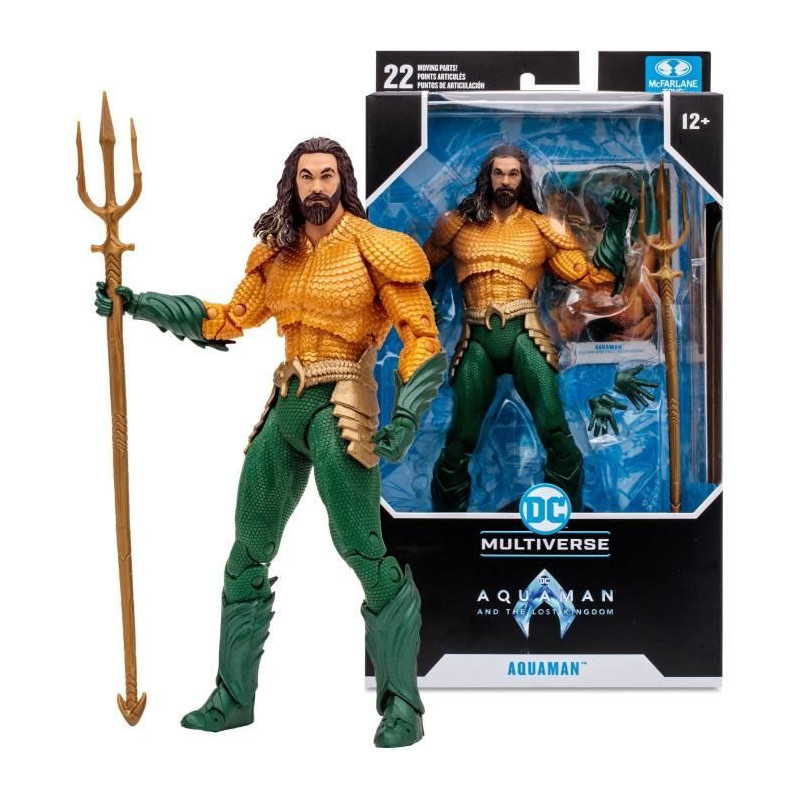 Figurine - LANSAY - Film DC Aquaman 2 - Costume de Héros Aquaman - 18 cm