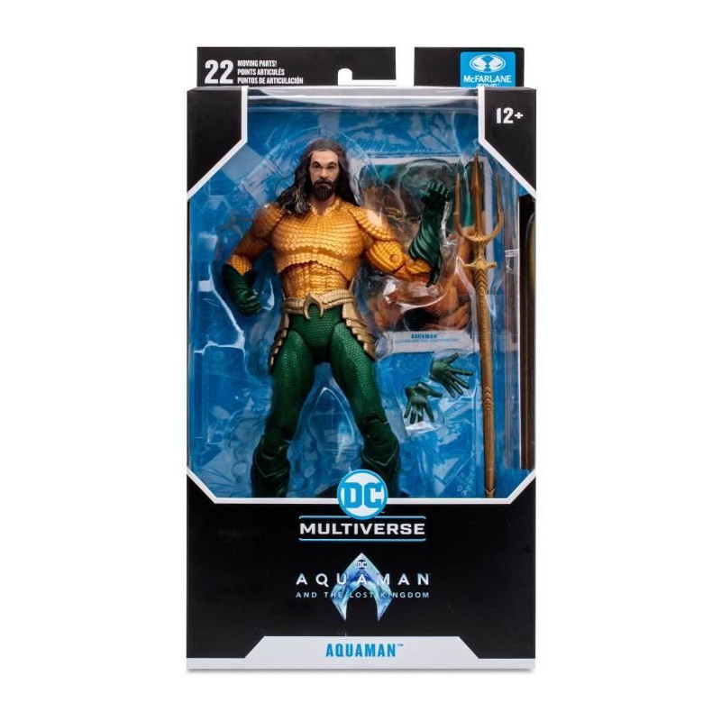 Figurine - LANSAY - Film DC Aquaman 2 - Costume de Héros Aquaman - 18 cm