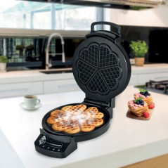 LITTLE BALANCE Gaufrier Speed gaufres cœur 1200W 8382