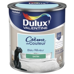 DULUX VALENTINE VALENTINE CREME COUL.SAT.0.5L BLEU REV DULUX VALENTINE - 5581822