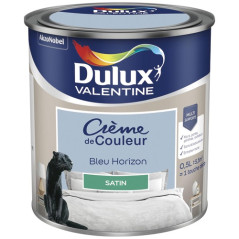 DULUX VALENTINE VALENTINE CREME COUL.SAT.0.5L BLEU HOR DULUX VALENTINE - 5581875