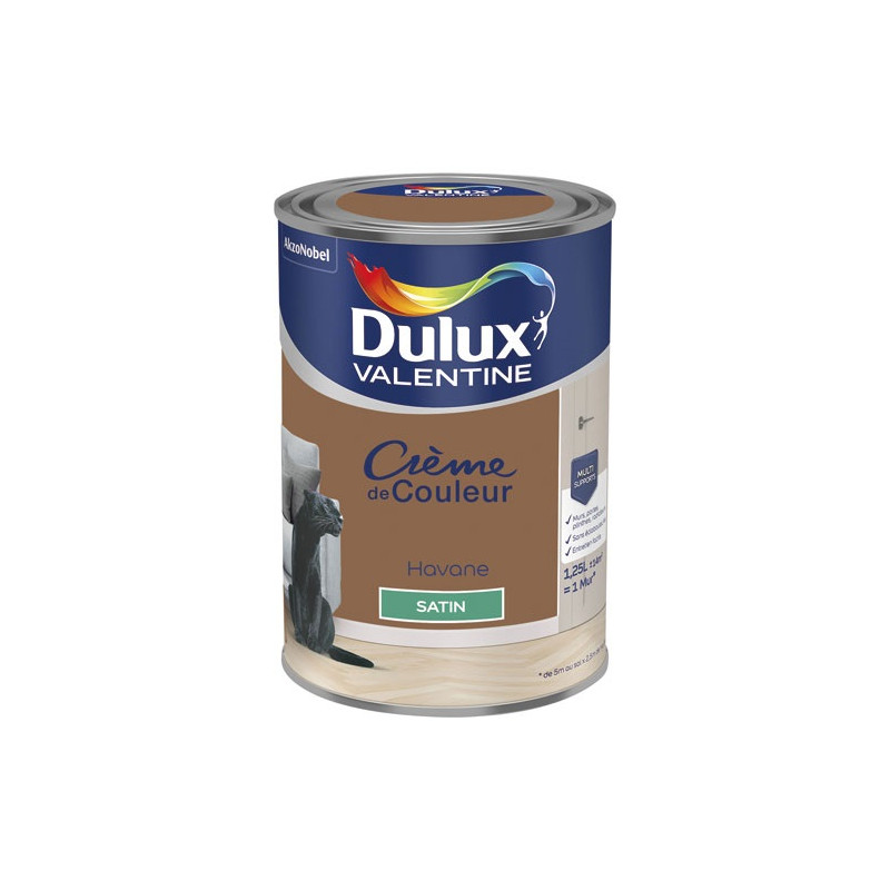 VALENTINE CREME COUL.SAT.1.25L HAVANE DULUX VALENTINE - 5581991