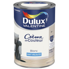 DULUX VALENTINE VALENTINE CREME COUL.MAT 1.25L BLANC DULUX VALENTINE - 5582036