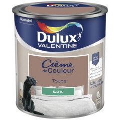 DULUX VALENTINE VALENTINE CREME COUL.SAT.0.5L TAUPE DULUX VALENTINE - 5581881