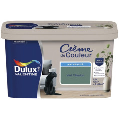 DULUX VALENTINE VALENTINE CREME COUL.MAT 2.5L VERT CEL DULUX VALENTINE - 5582231