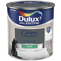 DULUX VALENTINE VALENTINE CREME COUL.SAT.0.5L ANTHRACI DULUX VALENTINE - 5581808