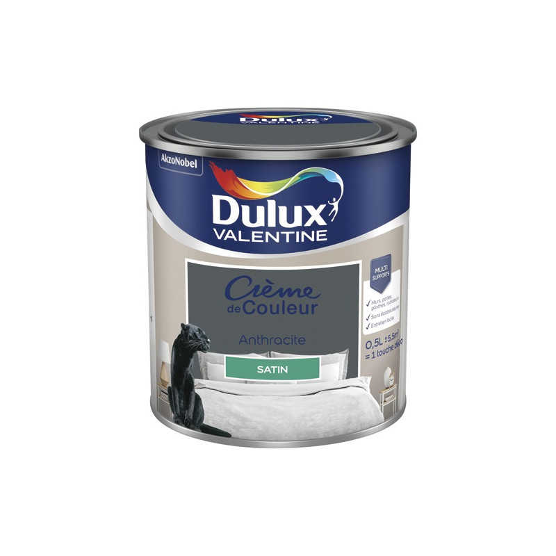 VALENTINE CREME COUL.SAT.0.5L ANTHRACI DULUX VALENTINE - 5581808