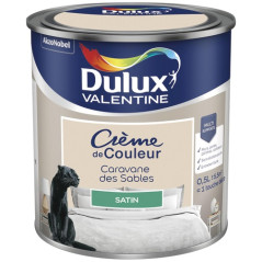 DULUX VALENTINE VALENTINE CREME COUL.SAT.0.5L CARAVANE DULUX VALENTINE - 5581826