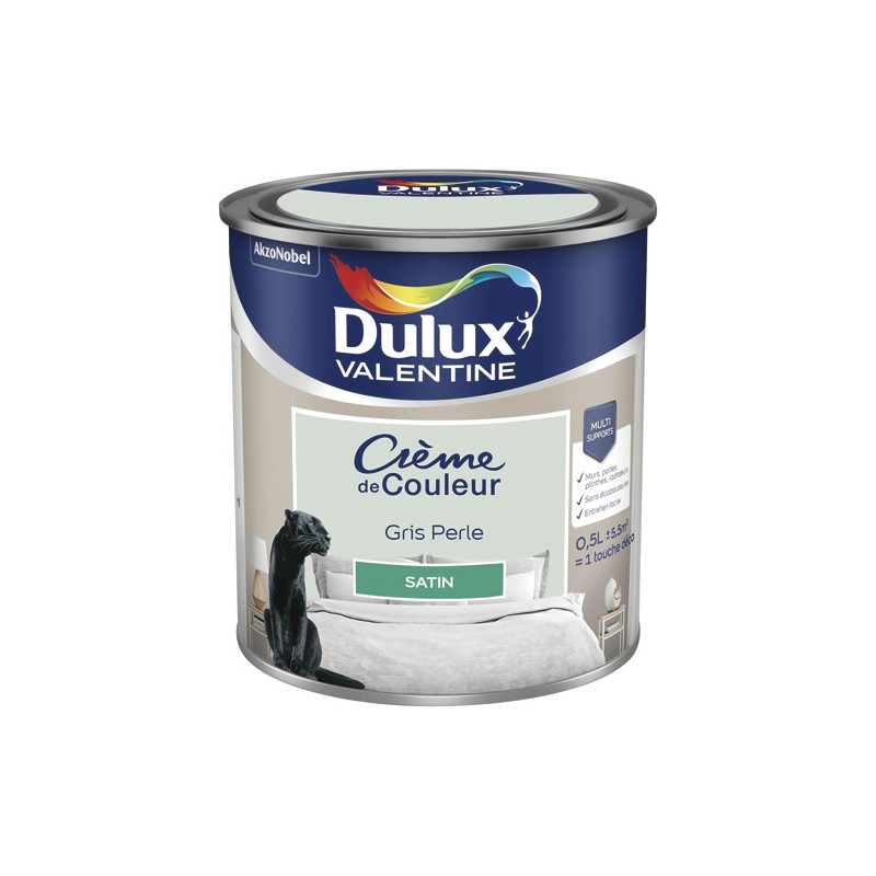 VALENTINE CREME COUL.SAT.0.5L GRIS PER DULUX VALENTINE - 5581853