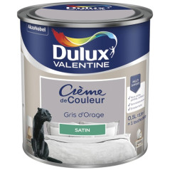 DULUX VALENTINE VALENTINE CREME COUL.SAT.0.5L GRIS ORA DULUX VALENTINE - 5581852